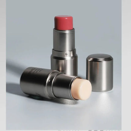 Kaxier Sheer Highlighter Stick Transparent Dewy Natural Look Brightening Pearlescent Blush Cream Contouring Stick