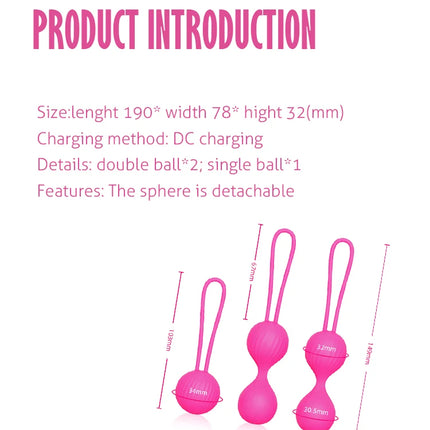 Silicone Smart Geisha Kegel Ball Beads Vaginal Ball Sex Toys for Women Simulator Vagina Chinese Ben Wa Ball Tightening Exerciser