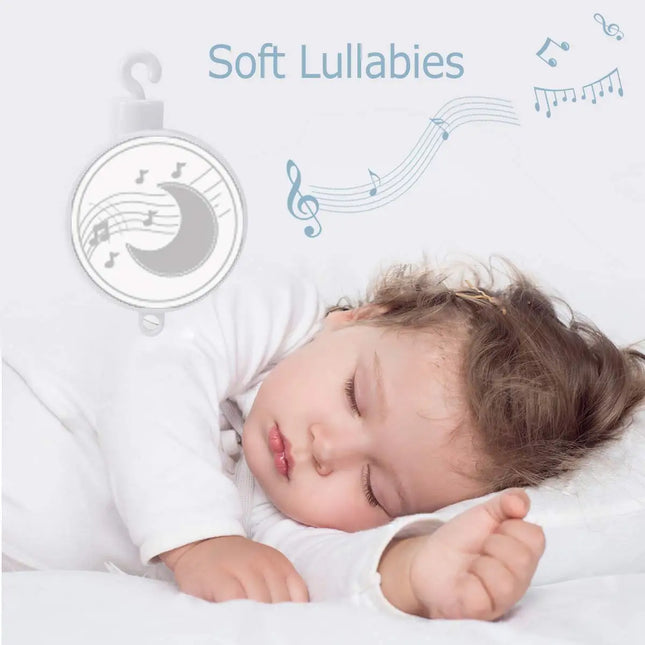 Baby Crib Mobiles Rattles Music Educational Toys Bed Bell Carousel for Cots Infant Baby Toys 0-12 Months for Newborns Gifts