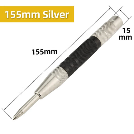 TOOLEYE Automatic Center Punch Kerner Woodworking Metal Drill Adjustable Spring Loaded Marker Hand Tools Sets Carpenter Tool