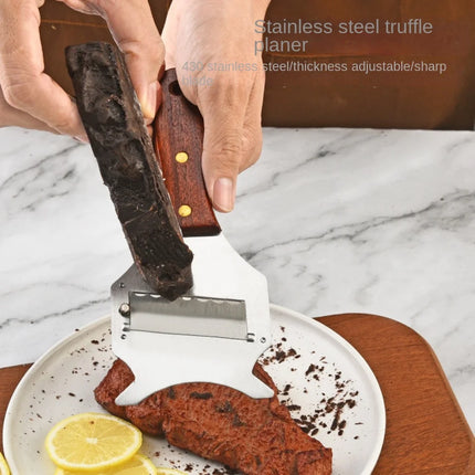 Stainless Steel Truffle Butter Roll Slicer Adjustable Slice Thickness Chocolate Planer Baking Kitchen Supplies Cheese Planer