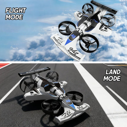 2in1 Mini Drone Air-Ground Flying Car 2.4G Dual Mode Quadcopter Racing Professional RC Car Children Off-Road Toy Kid Adult Gifts