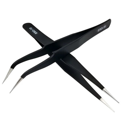 Eyelash extension tweezers beauty makeup tools for lashes building matte eye lashes tweezers false eyelashes tools