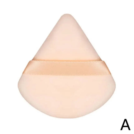 Triangle Velvet Powder Puff Pizza Flours Mini Face sponge Makeup Lightweight Cosmetics Makeup Tool Washable M4L1