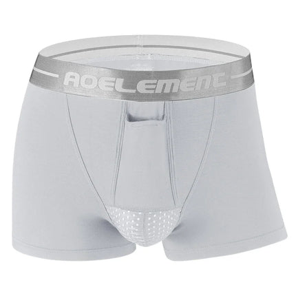 5pcs Men's spermatic cord bullet separation underwear scrotal episcular vein underpants ice silk pouch varicose men's boxers