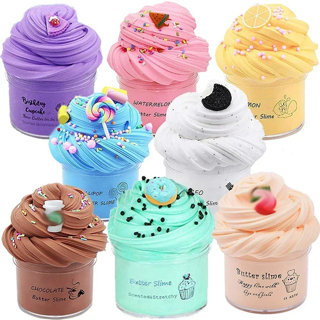 Butter Slime Fluffy Slimes Plasticine Making Toy Putty Snail Toy Slime Cream Cloud Plasticine Gifts Toys