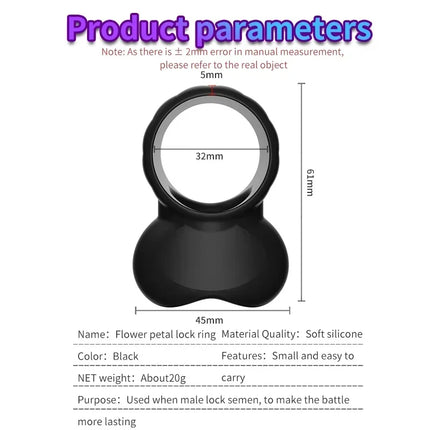 Couple Shock Delay Liquid Silicone Egg Lock Rings Adult Male Penis Lock Ring Shockproof Egg Lock Ring for Enhanced Pleasure