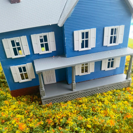 1:87 Scale Model Dwelling House Kit Model Stadium model, Budokan simulation building, Halloween Haunted House Ho Model Church