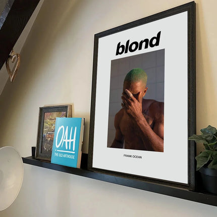 1pc A-Frank Ocean Blond Poster Self-adhesive Art Waterproof Paper Sticker Coffee House Bar Room Wall Decor