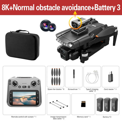Lenovo V198MAX Drone GPS 8K HD Aerial Photography 4K Dual Camera Brushless Quadrotor Laser Obstacle Avoidance Aerial Optical toy