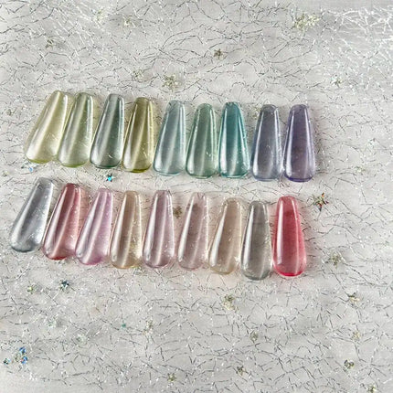 18pcs Glass Bead Cat‘s’ Eye Gel Nail Polish Set With Color Sample Holographic Magnetic Nail Polish Soak Off UV LED Varnish 15ml