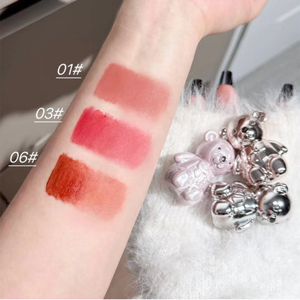 ART VALUE 7PC Makeup Sets Include 3 Colors Matte Lip Mud,1 Pressed Powder,1 Blush,1 Eyes Palette,1 Necklace Beauty Makeup Sets