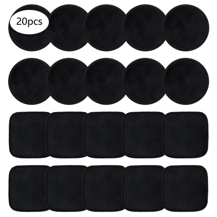 10 /20/30 Reusable Makeup Remover Pads, a Gentle Facial Cleansing Sponge Suitable for All Skin Types, Odorless, Beauty Tool