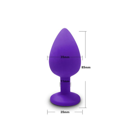 3 Sizes Soft Silicone Anal Plug Mini Butt Plug Erotic Sex Toys for Men Women Gay Couples Adult Anal Prostate Stimulator Dildo