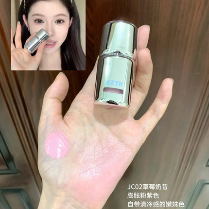 AZTK Liquid Blusher Jello Color Powder JC04  Moisturizing Highlight Beauty Expands Contracts Cheek Matte Face Makeup