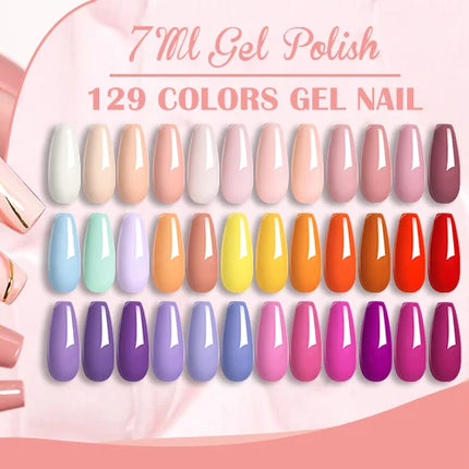 LILYCUTE 7ml Water-based Nail Polish Red Glitter Sequins Long Lasting Quick Drying No Need of Lamp to Cure Vernis for Nails