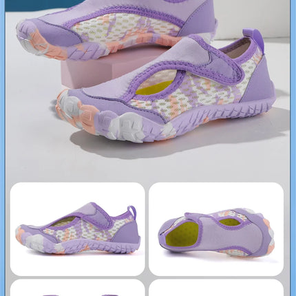 25-38# Quick Drying Water Sports Shoes Kids Summer Aqua Shoes Parent Child Vacation Beach Swim Student Indoor Fitness Shoe