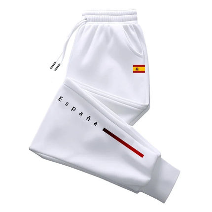 All Season Male Home Outdoor Comfort Soft Trousers 2026 New in Men's Sweatpants Fashion Espana Print Casual Sports Jogger Pants