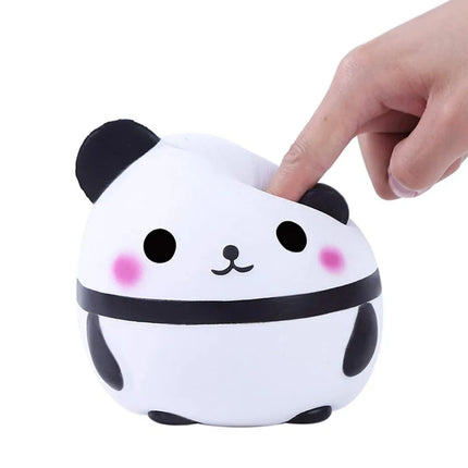 Jumbo Cute Panda Bear Egg Squishy Slow Rising Squeeze Toys Soft Stretchy Scented Stress Relief Fidget Toy Popit Xmas Decor Gifts