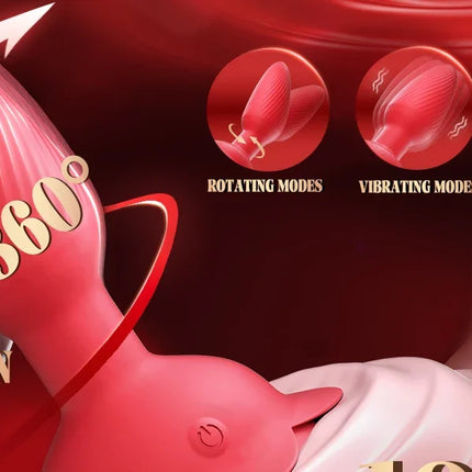 360° Rotation Vibrating Butt Plug Prostate Massager Remote Control Anal Vibrator Anal Plug with LED Anus Sex Toy for Man Gay