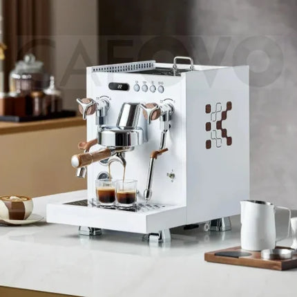 CAFOVO E130 E61 Dual Boiler Commercial Espresso Machine with Flow Control PID Espresso Maker OPV Adjustable Extraction Pressure