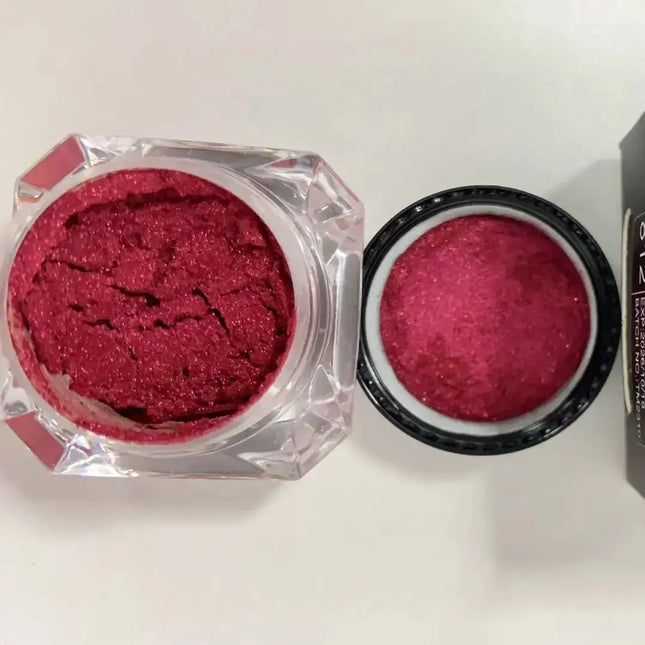 3g Diamond Dust Highlighter Light Red Eye Shadow High Gloss Pearlescent Makeup Paste Halloween Party Brightening Beauty
