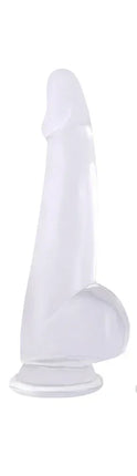 Purple Realistic Dildo Pink Crystal Penis Artificial Soft Smooth Dildo Anal Strap-on Stick with Balls Sex Toy for Women Adult18+