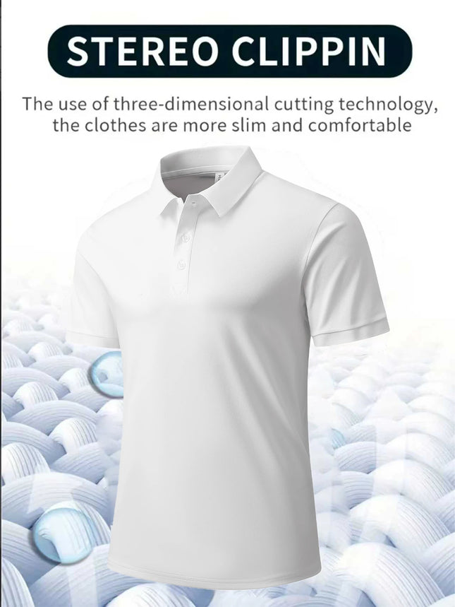 Men's Summer Solid Color Polo Shirt 13 Colors Available Upgraded Fabric Casual Sportswear Top Perfect for Business
