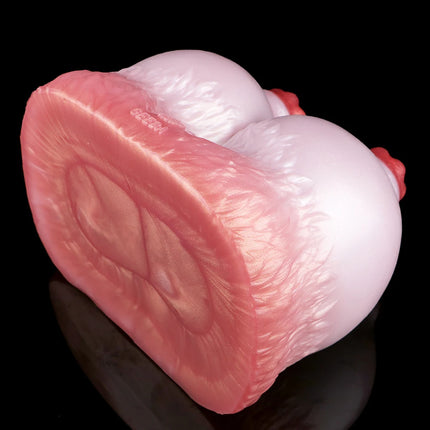 GEEBA Fantasy Breast Design Pocket Pussy Stroker For Men18+ Single Channel Silicone Male Masturbator Realistic Adult Sex Toys