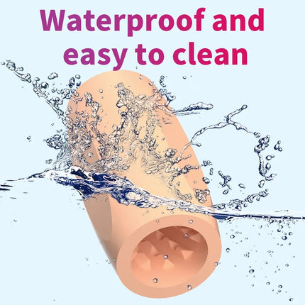 Crystal Clear TPE Male Masturbation Cup Realistic Vagina Soft Pussy Pocket Sex Toys Male Penis Endurance Trainer Adult Supplies