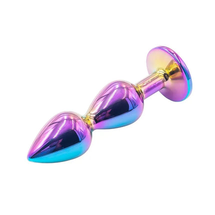 1pcs Metal Anal Plug  Gem Base Butt Plug Anal Massage Dilatancy Toys Adult Masturbation Sexual Wellness G-point massage
