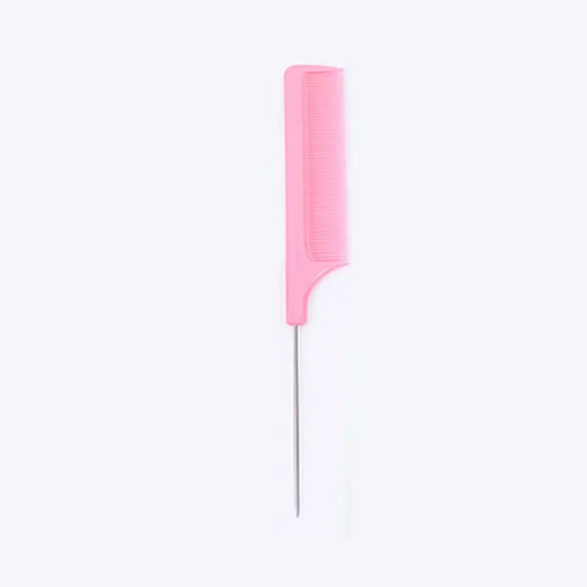 Professional Hair Tail Combs Stainless Steel Salon Cut Styling Comb Spiked Hair Care Styling Tools Barber Accessories Fine Teeth
