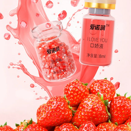 2-in-1 Fruity Strawberry Pineapple Lubricant Lickable Oral Sex Lubricating Fluid Adult Flirting Oral Sex Couple Stimulate Lube