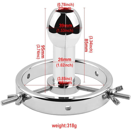 Stainless Anal Expander Adjustable Anal Expander Dilator SM Sex Toys for Men Gay Women Vaginal Anal Butt Plug Stretcher
