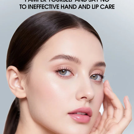 8-piece Lipstick + Hand Cream Set, Fruit Flavor, Long-lasting Hydration, Light and Non-Greasy, Daily Care, Christmas Gift
