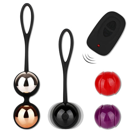 2026 New Upgrade Vibrator Kegel Balls Vibrating Egg Sex Toys For Woman Remote Control Vaginal Tight Exercise Ben Wa Geisha Muscl
