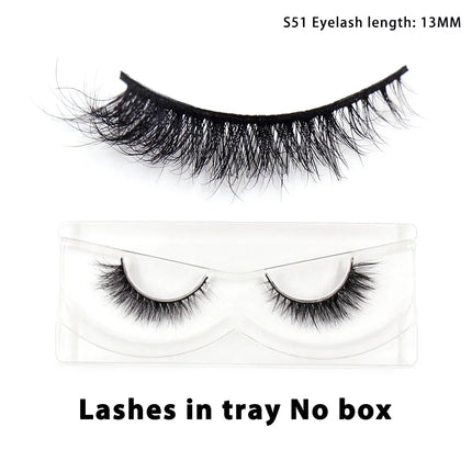 LEHUAMAO  3D Mink Lashes Wholesale Mink False Eyelashes Bulk 10/30/50 Pairs Soft Fluffy Natural Mink Lashes Makeup Mink Eyelashe