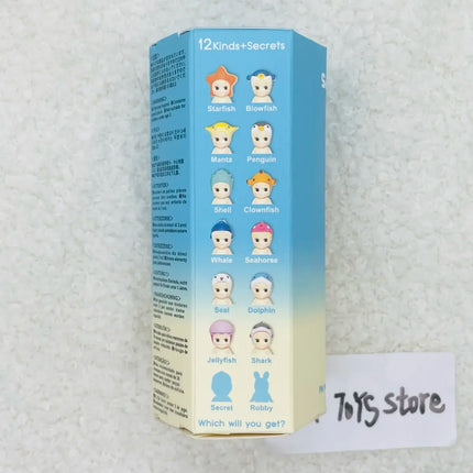Sonny Angel Mini Figure  New Marine Series Blind Box  Toy for Girl Starfish Blowfish Manta Penguin Shell SAS65383