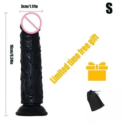 Cheap Jelly Dildo 5 Sizes Realistic Butt Plug Suction Cup Big Dick Soft Masturbators G Spot  Anal Sex Toys For Women Men Gay 18+