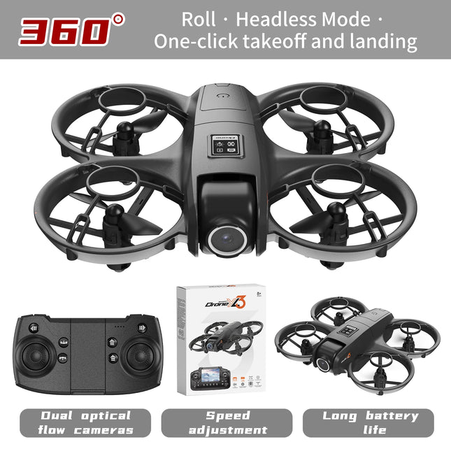 LY3 RC Drone Dual Camera Adjustable Lens 50X Digital Zoom Gesture Snapshot Video WIFI Image Transmission Aerial Photography Drone With APP Control