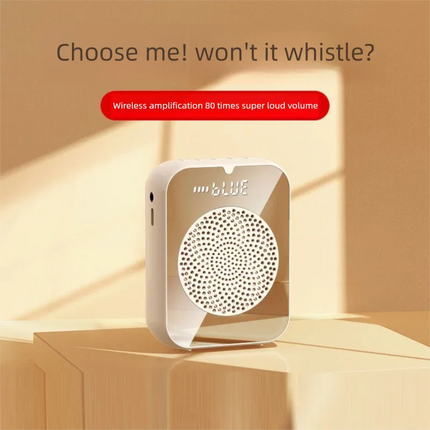 Portable wireless Bluetooth voice speaker microphone for teaching teachers, lecturers, tour guides, speakers