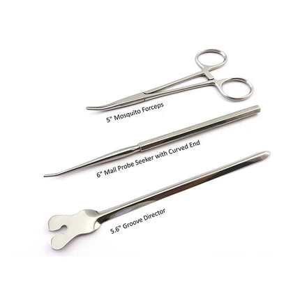 22 Piece Stainless Steel Dissection Kit for Medical Suture Practice Surgical Training Students and Professionals