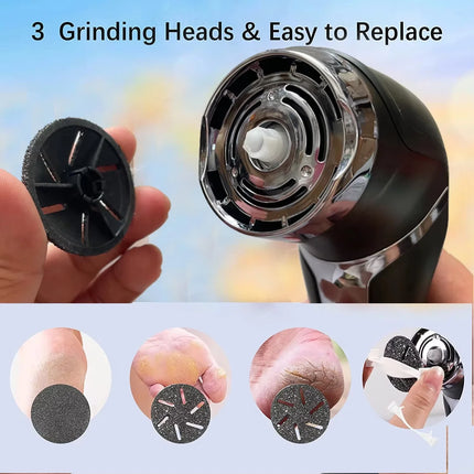 Replaceable Roller Foot File Pedicure Hard Dead Skin Callus Remover Refills Replacement Rollers Foot Files Accessories 12 PCS