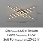 Black 6Heads 120cm / 3-Colors No Remote