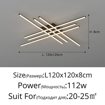 Fixtures Ceiling Light Geometric Aesthetics For Living Room Bedroom Dining Room Black Chandelier Ceiling Lamp Fixtures Home Lamp