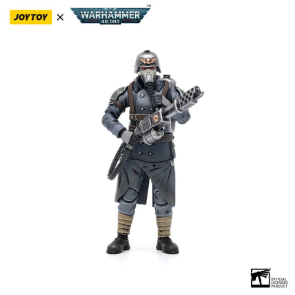 JOYTOY Warhammer 40k 1/18 Action Figures Astra Militarum Death Korps of Krieg Veteran Squad  Sergeant