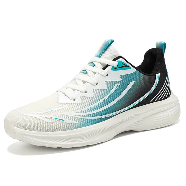 Men's Running Shoes Breathable Mesh Comfortable Sports Sneakers Soft Bottom Non-Slip Lightweight Footwear for Running