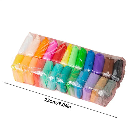 12/24/36 Colors Air Dry Clay Super Light Modeling Clay DIY Crafts with Tools Soft Creative Educational Toys for Boys Girls Gifts