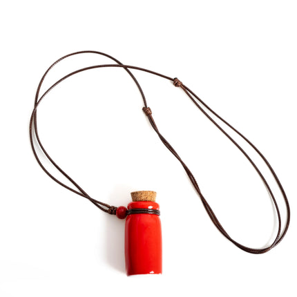Ceramic bottle Necklaces Pendants Wholesale For Women Ladies Gift Necklace Retro Accessory Jewelry #Z600