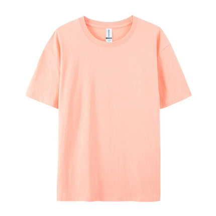 Free Printing 180gsm 100% Cotton Short Sleeve Tops Tee, Custom Order Choice Yourself, Unisex O-Neck Men's T-Shirt Plus Size S-6XL